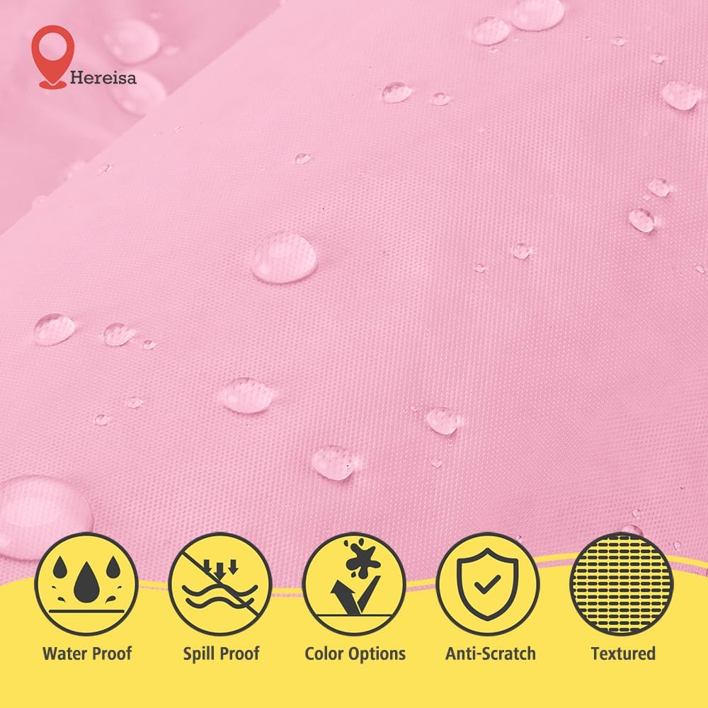 Brand Round Pink Plastic 84" Disposable Tablecloth (3 Pack), Party & Event Decorative Cover