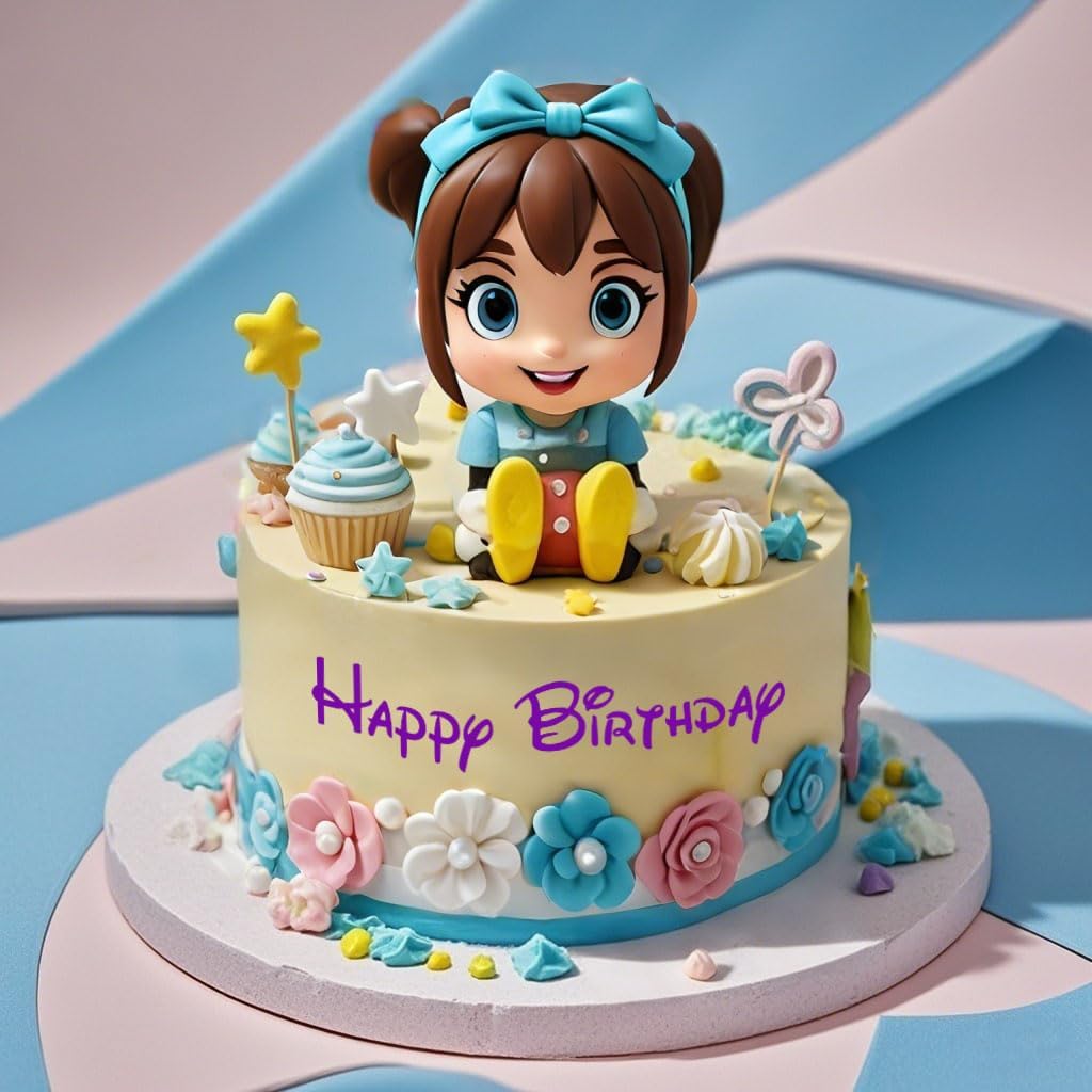 Stylish English Alphabets/Letters & Numbers Silicone Molds For Fondant Cake, Gum paste, DIY Cake Decorations (Cartoon)