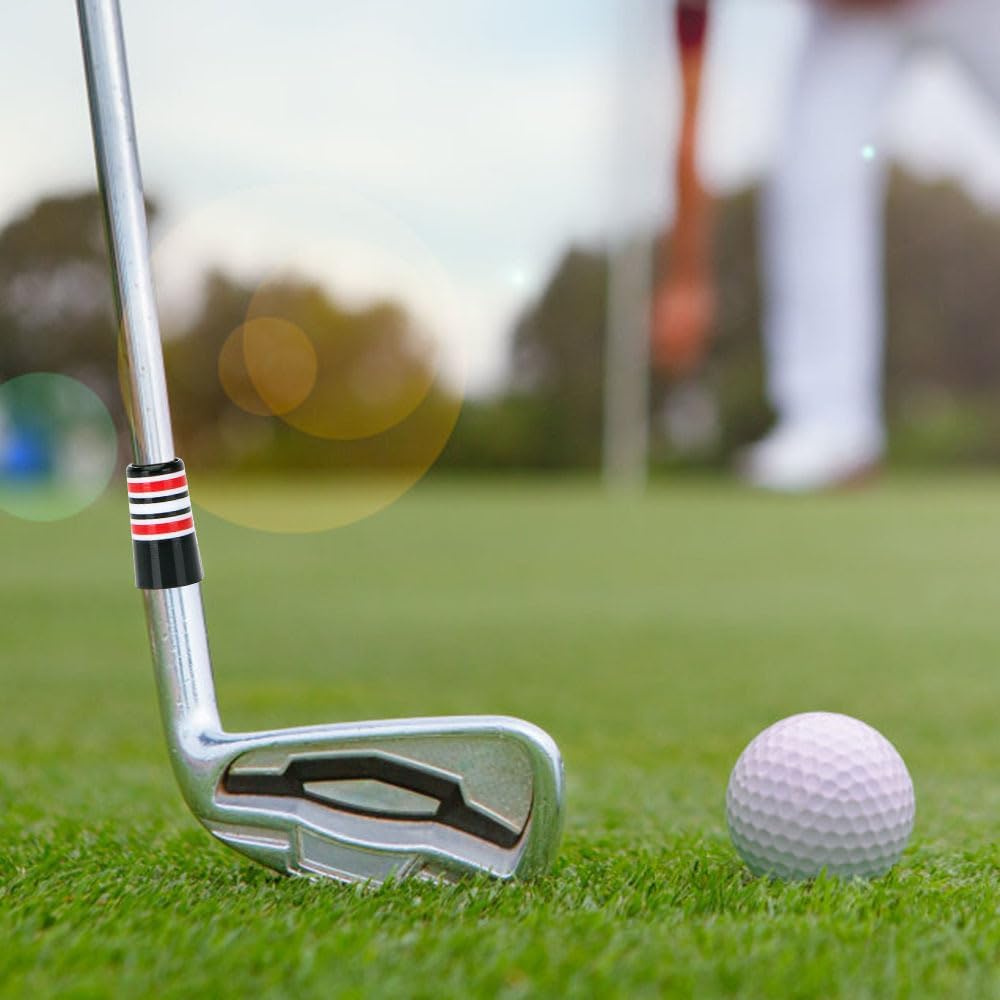 DONGKER Golf Iron Ferrules,10 PCS Golf Club Ferrules Golf Sleeve Ferrule Compatible 0.370'' Parallel Shaft