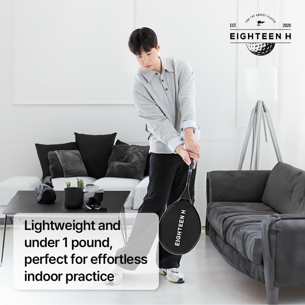 Distance Racket Golf Swing Trainer Racket-Shaped Square Alignment Stick Lightweight Training Aid for Indoor Practice Equipment