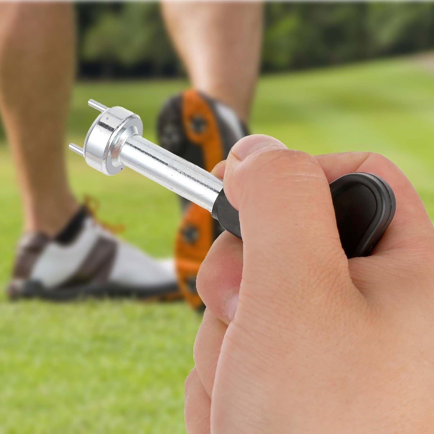 Golf Shoe Spikes Wrench Stainless Steel Multifunction Golf Shoes Cleat Wrench Adjustment Cleat Key Universal Spike Shoes Replacement Tool