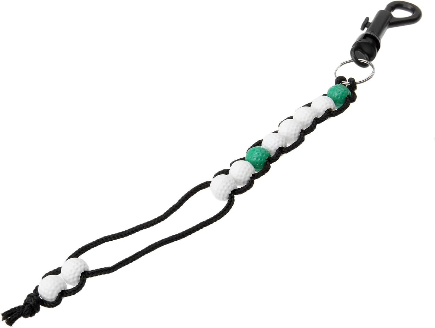 MUXSAM 1 Piece Golf Beads Score Counter with Clip, Golf Stroke Score Count Keeper Putting Score Counter for Referee Caddy Golfer