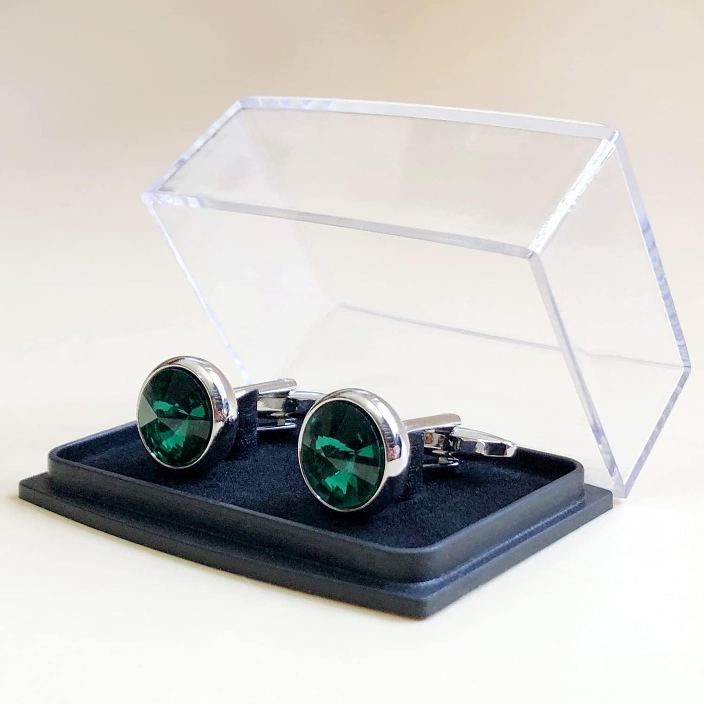 S&W Wedding Cufflinks for Men Cuffs with Gift Box Business for Tuxedo Shirts