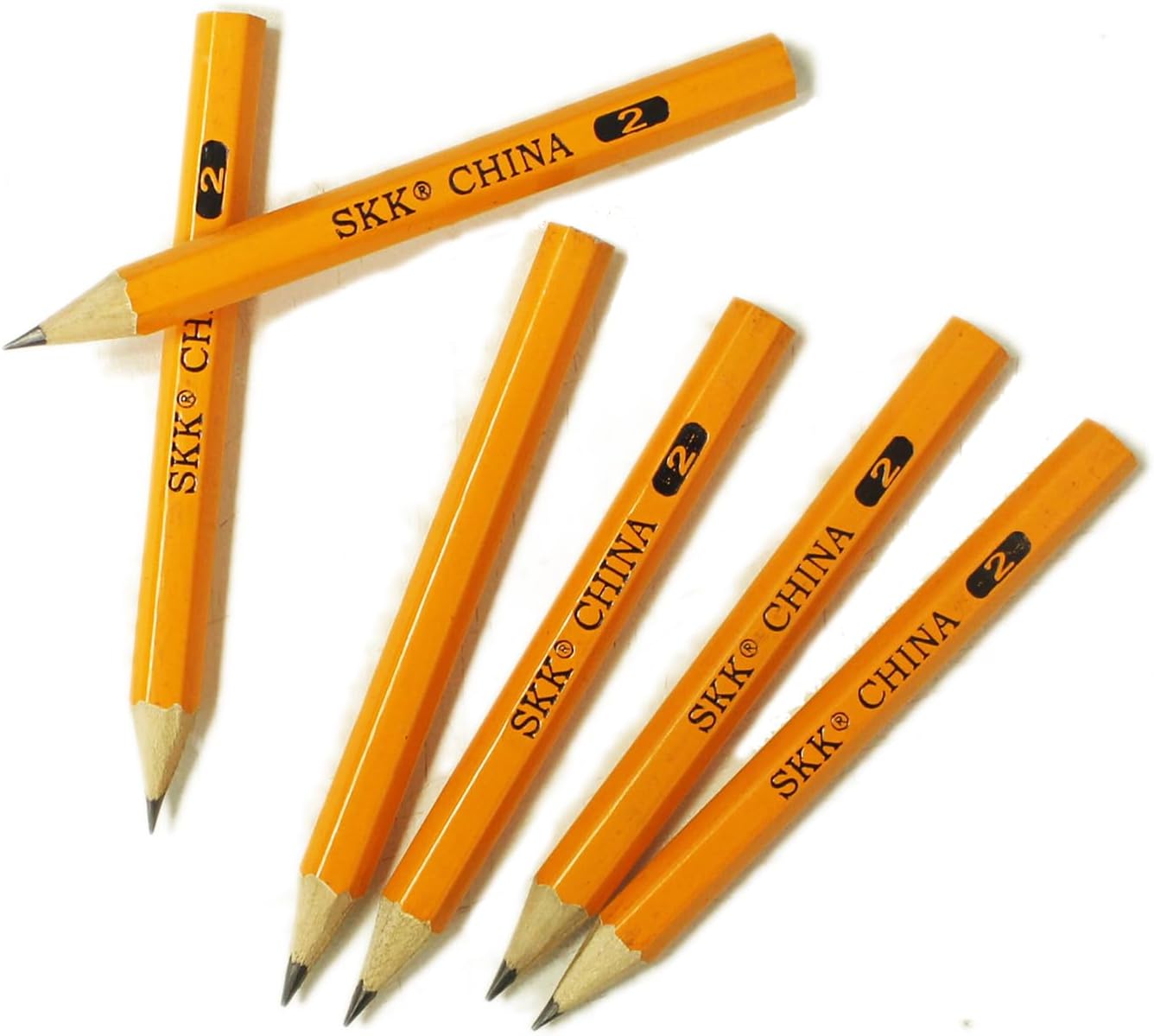 SKKSTATIONERY 680 Pcs Golf Pencil, Half Pencils, 3.5" No.2 HB pencil Sharpened, Golf, Classroom, Pew, Short, Back to school, Mini Pencils