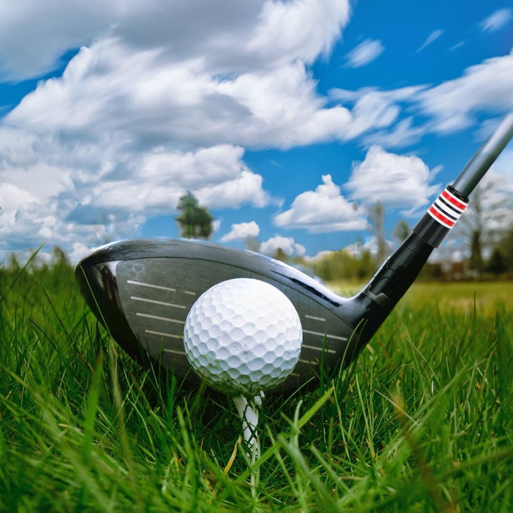 DONGKER Golf Iron Ferrules,10 PCS Golf Club Ferrules Golf Sleeve Ferrule Compatible 0.370'' Parallel Shaft