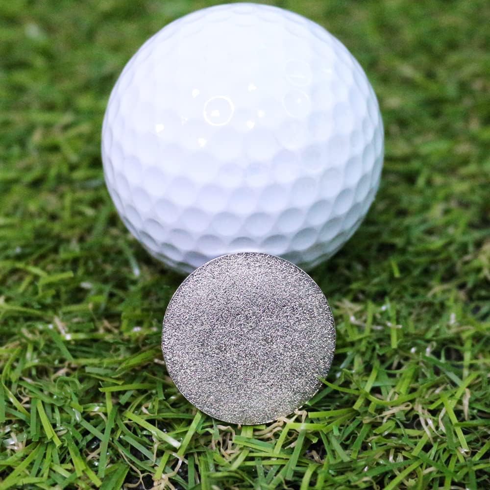 Myartte Golf Ball Marker 24.4 mm Assorted Patterns - Soft Enamel Technique 6 Pcs a Pack Gift for Man Woman Golfer