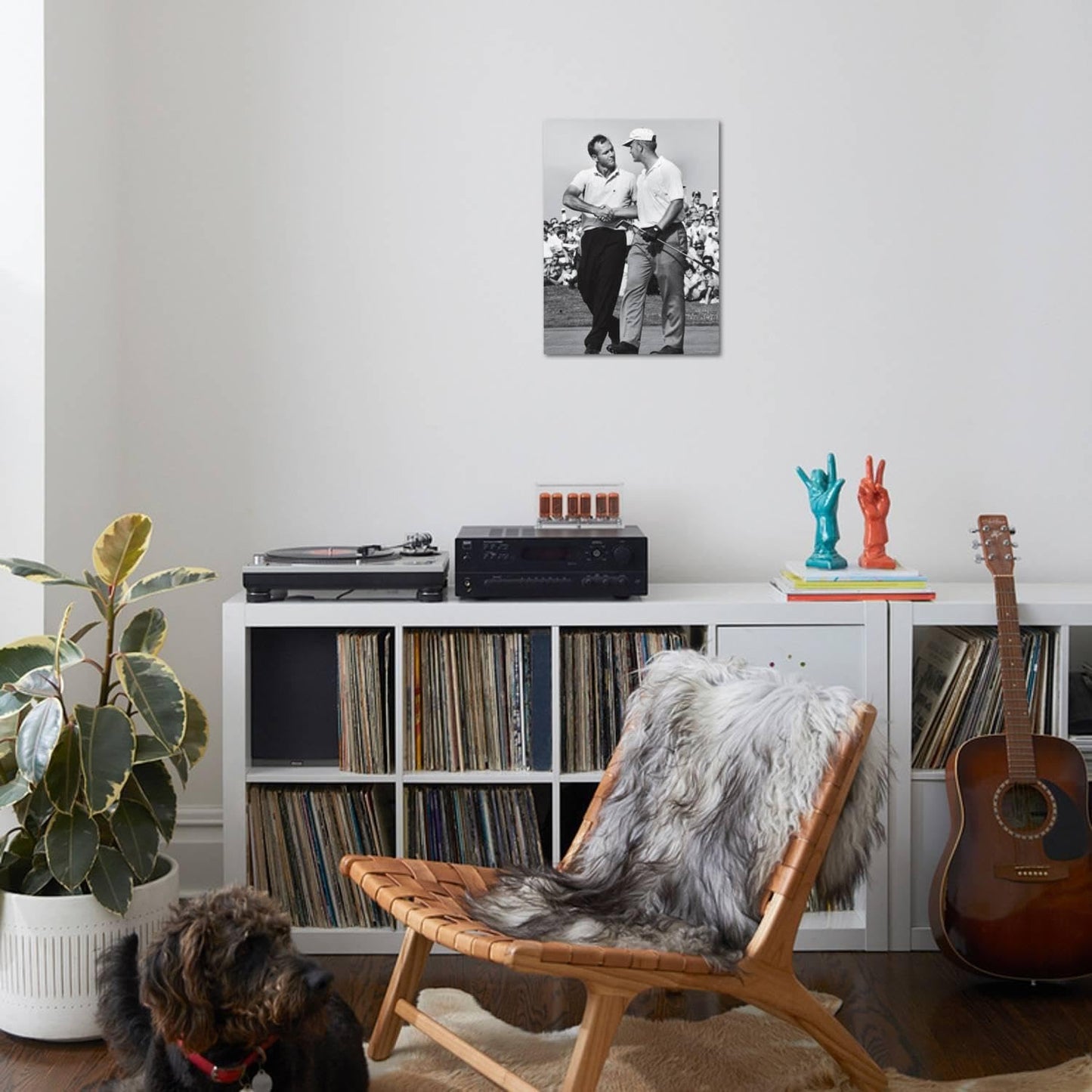 ART.COM Wall Premium Photographic Print Golfer Jack Nicklaus and Arnold Palmer During National Open Tournament by John Dominis, 18" x 24"