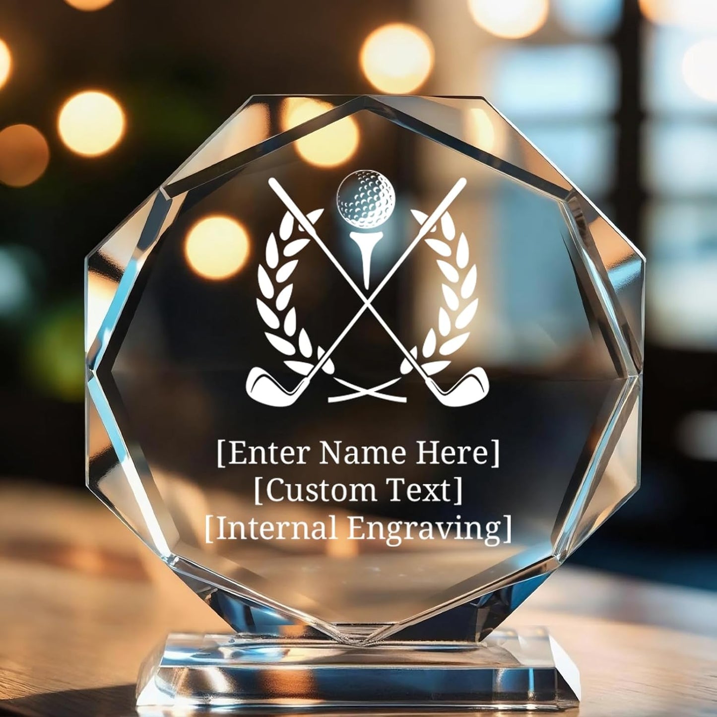 Custom Crystal Awards and Trophies – Personalized Engraved Glass Plaques for Employee Recognition, Appreciation, Farewell, Retirement, Coworker Gifts, Sports Achievements