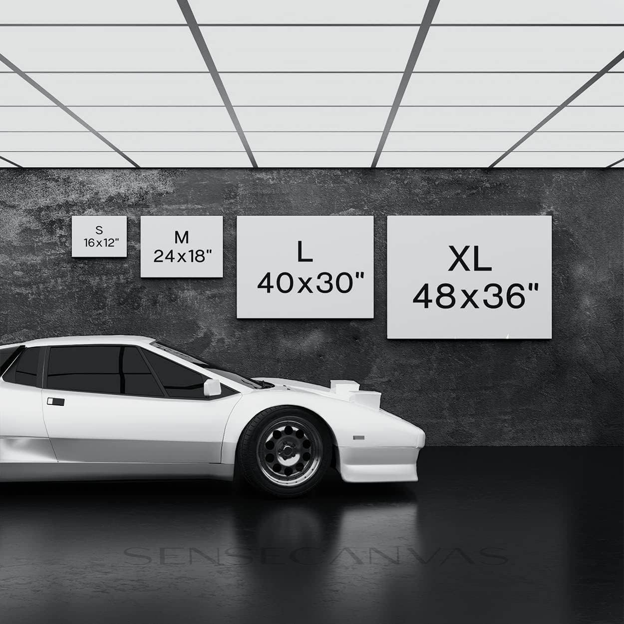 Sense Canvas Golf Scene 18 Canvas Art - Home Decor Wall Art Print Poster Painting Small 16x12 / 1.5"