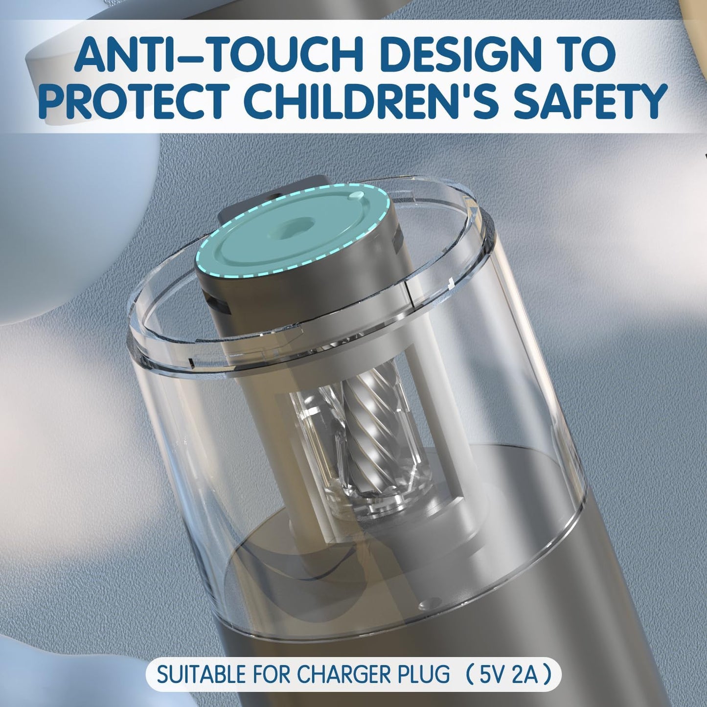 Deli Electric Pencil Sharpener, Automatic Pencil Sharpeners for No.2 Pencils Colored Pencils, Auto Stop, USB & Battery Operated for Kids, Students, Classroom, Home and Office, Black