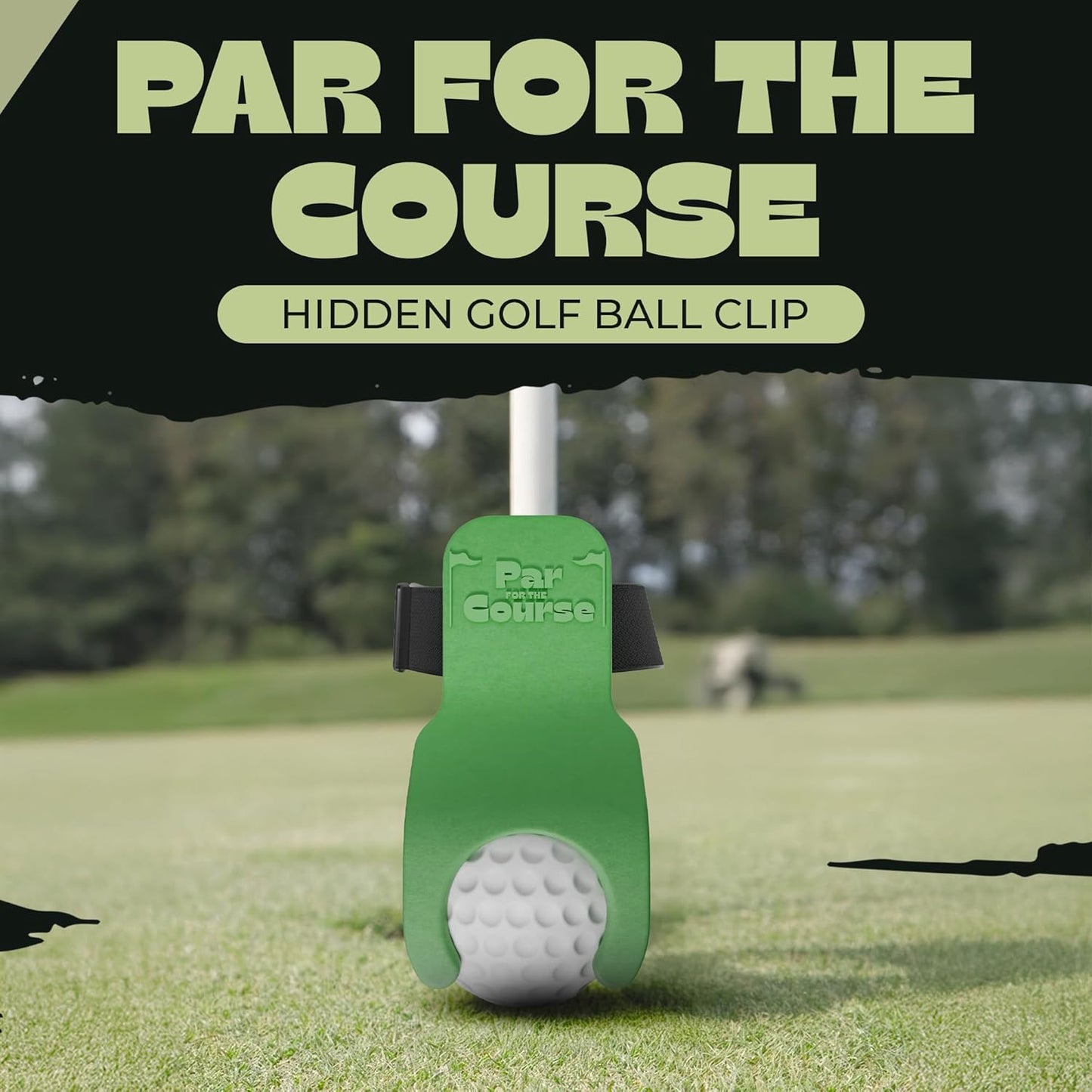 Par for the Course Golf Ball Dropper Clip β Secret Golf Ball Dispenser β Hidden Under Pant Leg β Funny Gag Gift for Golfers β Novelty Golf Accessory for Cheating & Finding Lost Balls