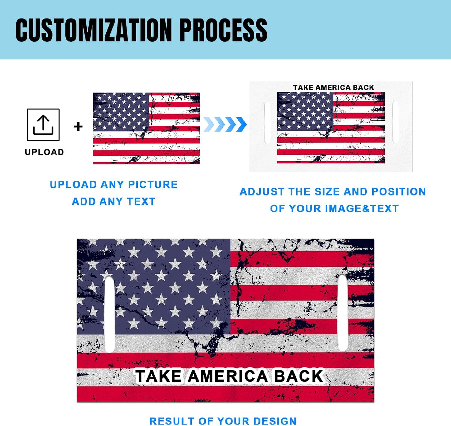 Custom Golf Cart Seat Covers, Personalized Golf Cart Seat Towel with Your Text, Image & Logo,100% Microfiber Keeps the Seat Cool and Comfortable, Fit for Yamaha, EZGO, 2-Seat Golf Carts and Club cars