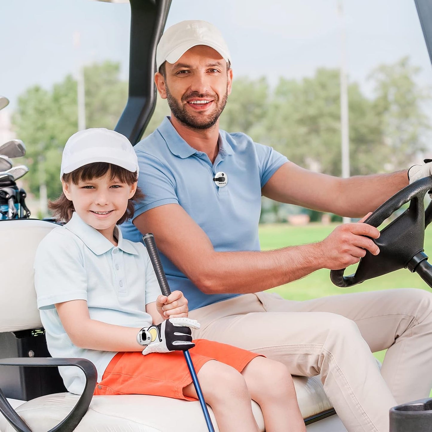 Frienda Golf Score Counter Mini Golf Stroke Counter with One Touch Reset and Simple Attachment to Scorekeeper Glove in