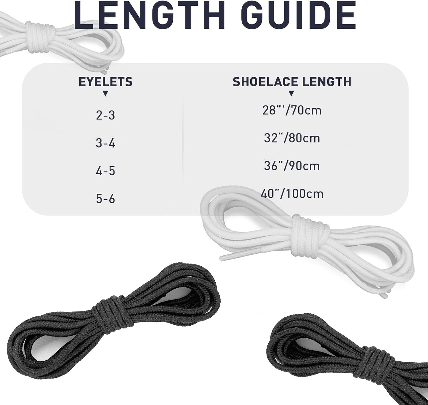 2 Pairs Polyester Golf Shoelaces for FootJoy Shoes, 3/32‘’(2.5mm) Thin Dress Oxford Shoe Laces Replacement Strings