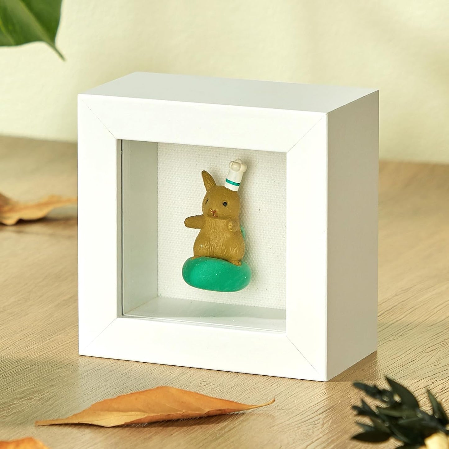 3x3 Mini Shadow Box Display Case Picture Frame with Soft Linen Back,Small Deep Black Shadow Box 3x3 for Flowers Medal Display Case Jersey pet Graduation Memorabilia Baby Ltems Crafts Photos