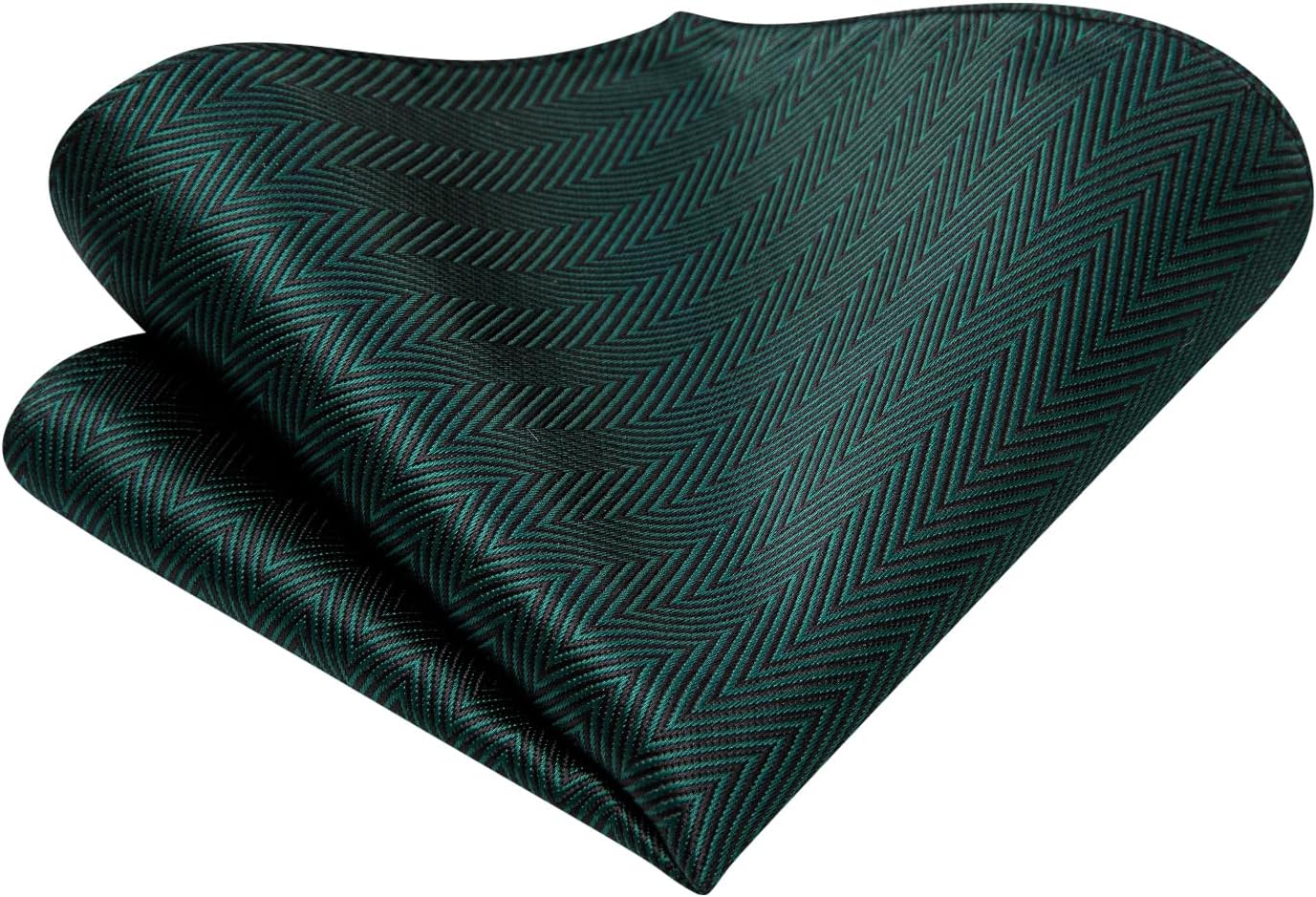 Dubulle Mens Paisley Striped Tie WOVEN Necktie for Men and Handkerchief Cufflinks Set Wedding Formal Business