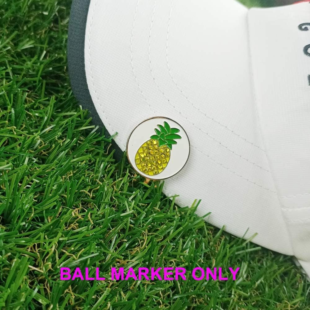 Golf Ball Markers Assorted Patterns Value Pack of 12 Golf Gifts, Golf Cap Clips and Divot Repair Tools Partner Accessories Sets for Men Women Golfer