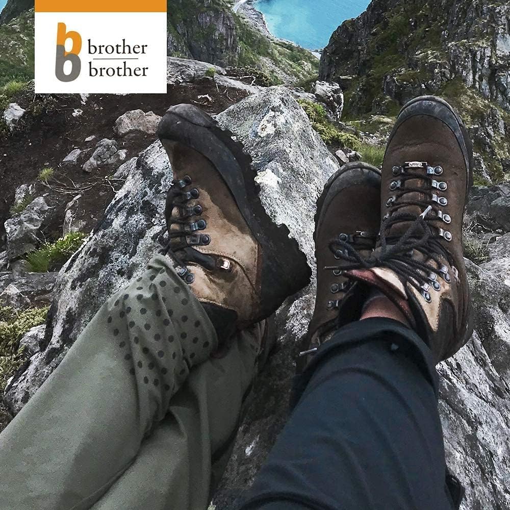 BB BROTHER BROTHER Boot Laces (5 Pairs) of Heavy Duty and Durable Round Shoelaces for Work, Hiking and Walking Boots