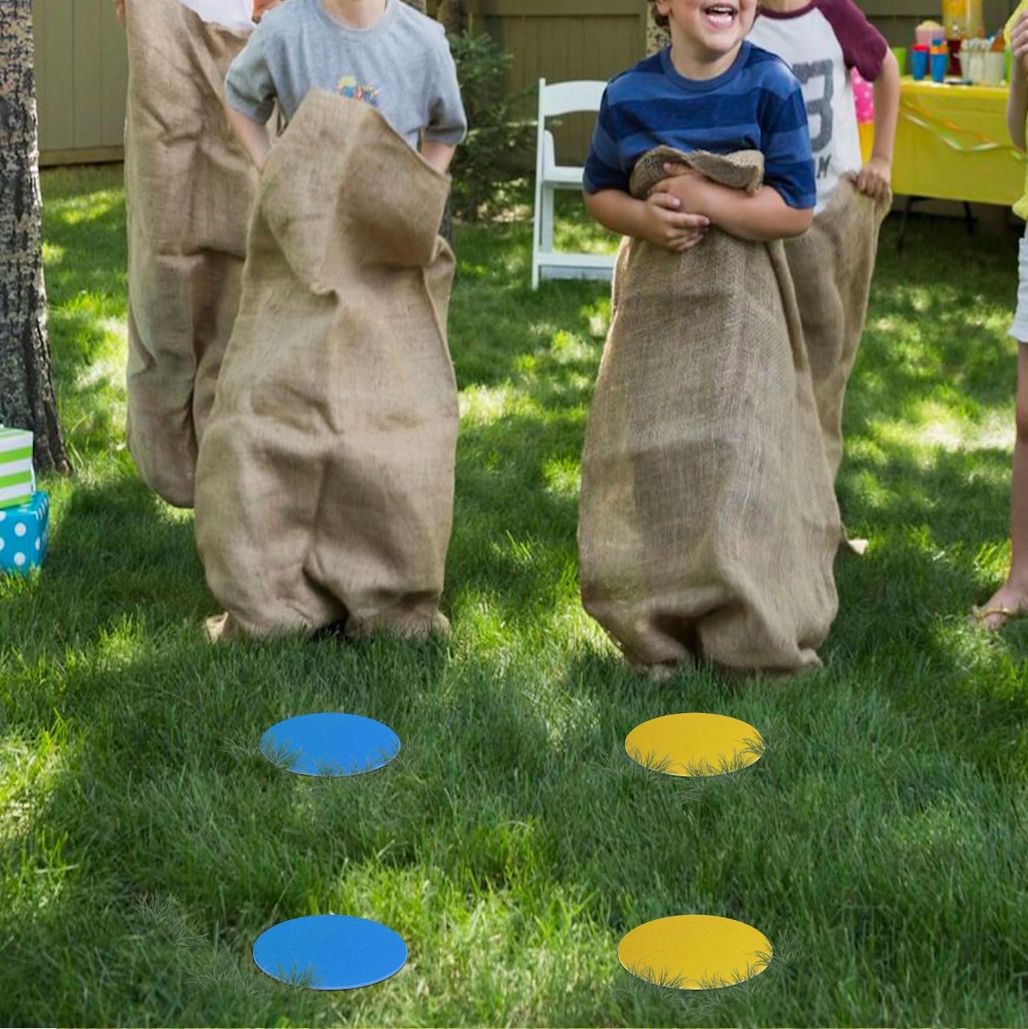 4inch & 9inch Poly Spot Markers for Agility Dot for Gym/PE Training, Dance, 6/12/24 Pcs Round Multiple Color & Size Rubber Non-Slip Spot Marker for Games, Floor Dots and Sport Activities