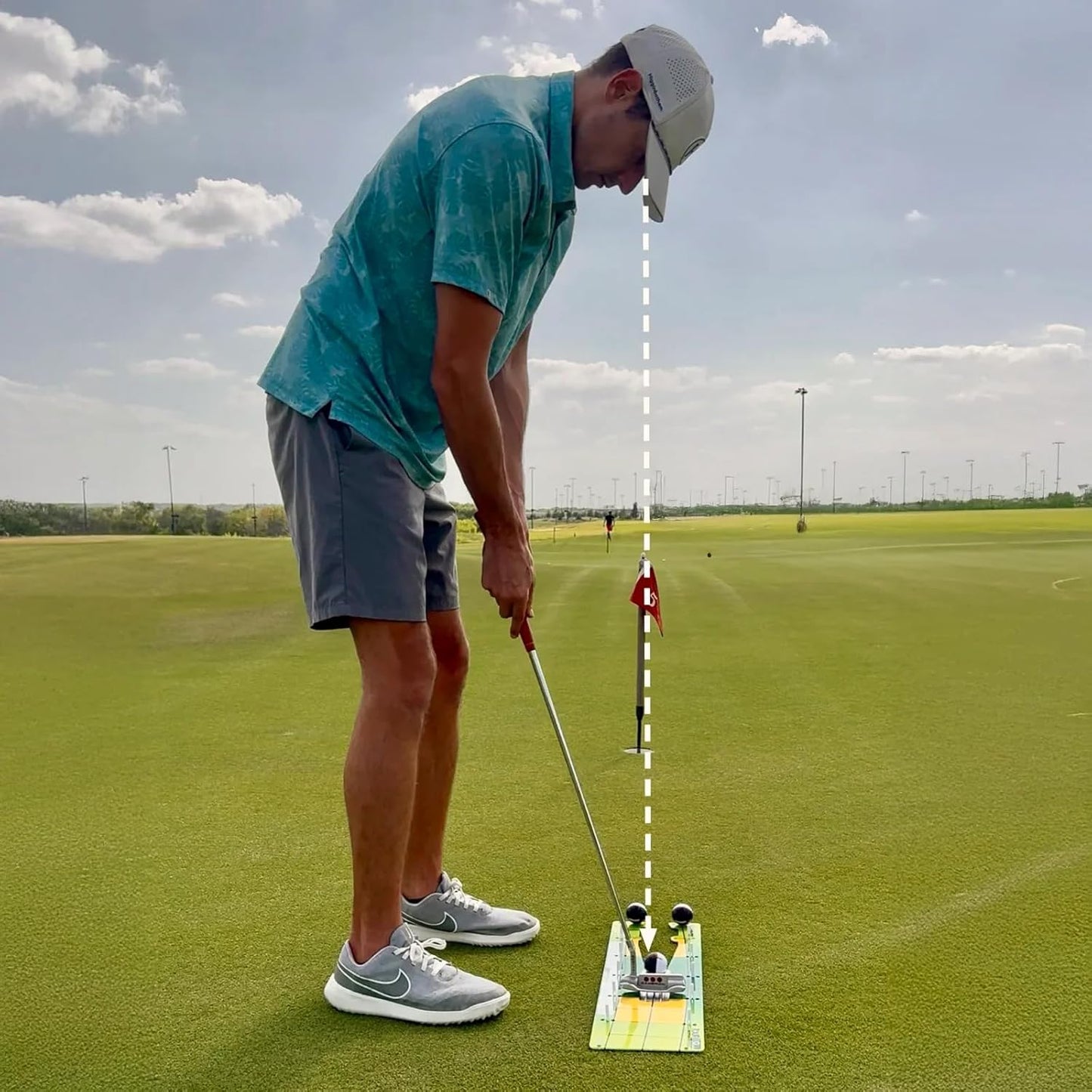 EyeLine Golf Putting Mirror - Alignment Training Aid Used by Top Tour Pros for Consistent Setup, Checks Eyes-Shoulders-Putter Face for Improved Accuracy, Indoor-Outdoor Practice