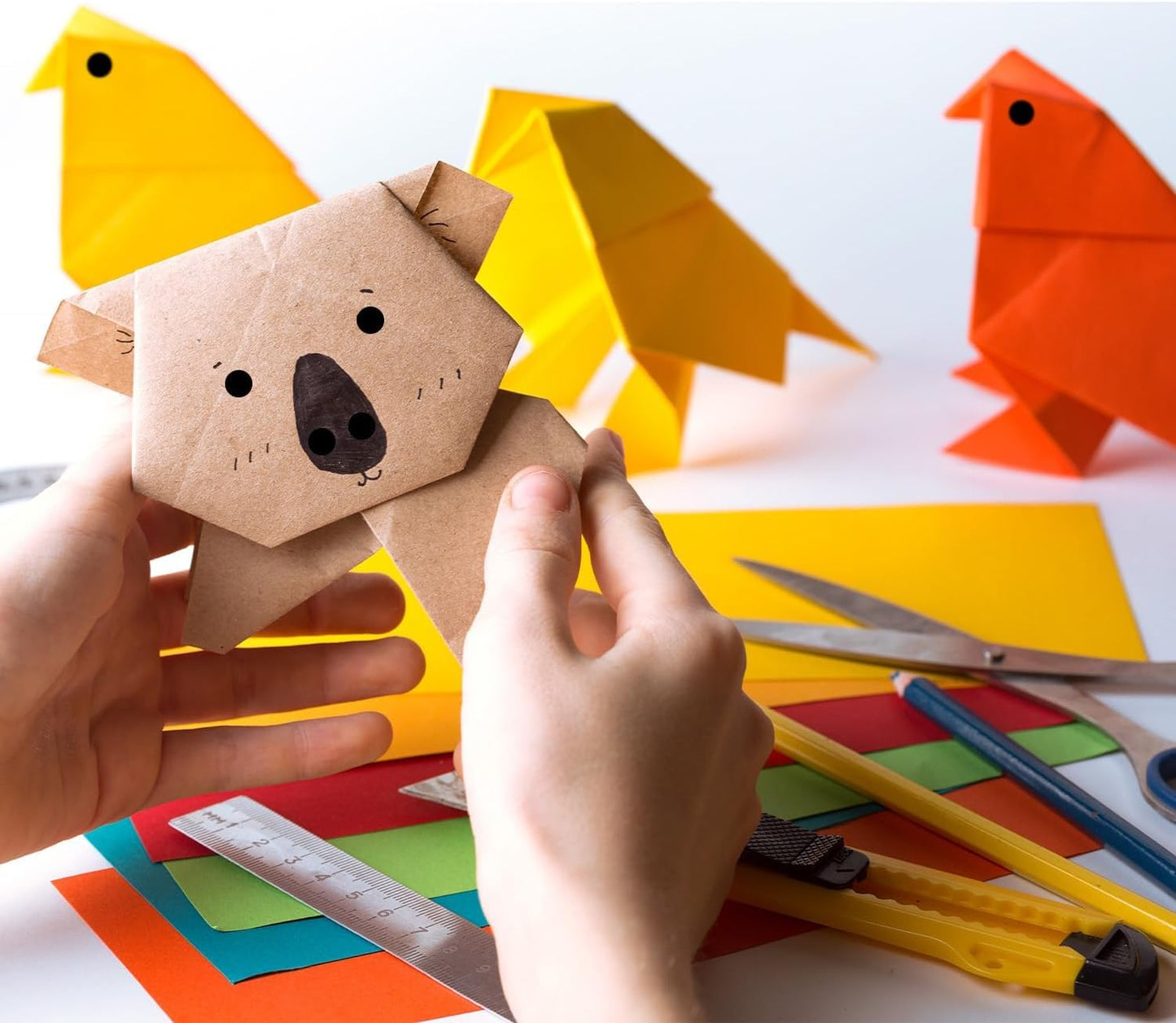 ChromaLabel 1/4 Inch Circle Sticker Labels, Easy to Write On Colored Sticker Dots, Permanent Color Coding Labels - 1000 Colored Sticky Dots per Roll, Black Stickers