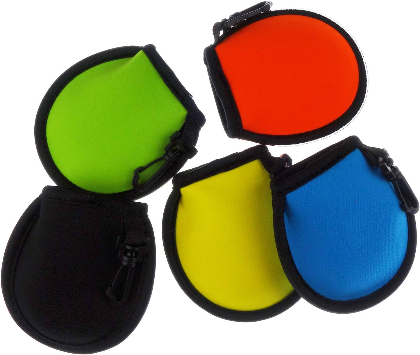5 Pack Portable Pocket Golf Ball Washer Golf Ball Cleaner Pouch