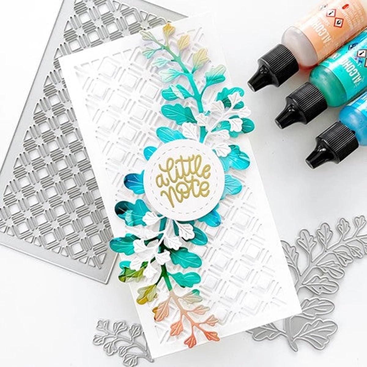 Metal Cutting Die for Scrapbooking - Cut Stencils for DIY Scrapbook Photo Album Decorative Paper Card, Card Making Supplies & Crafting Die Cut (Rectangular Box 6.5 x 3.2 in)