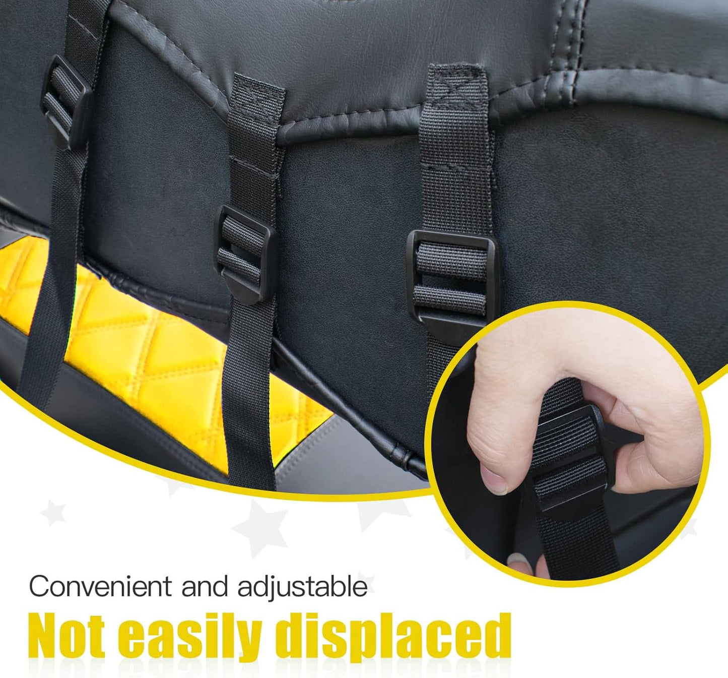 NOKINS Golf Cart Diamond Seat Covers Kit, Fit for Club Car Precedent OEM Standard Front Seat Cushion, Golf Cart Vinyl Seat Cover, No Nails Required