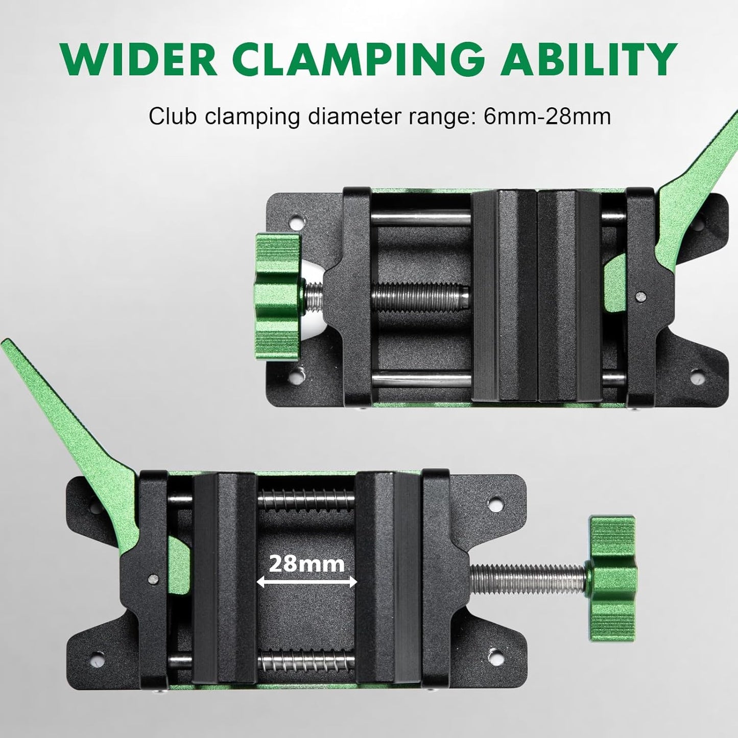 Golf Club Regripping Pro Kit Aluminum Vise Clamp Quick Release Golf Shaft Vice Home Vise Clamp Golf Grip Kit Removal Tool