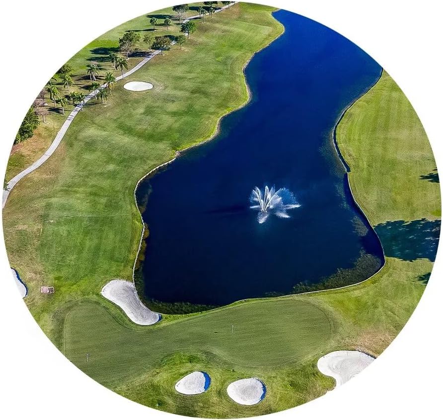 WESTON FL USA Golf Course Wall Art for Office Golf Course Picture Wall Decor for Living Room Bedroom Bathroom Home Decorations Canvas Prints Modern Artwork Framed Ready to Hang(12''H x 16''W)