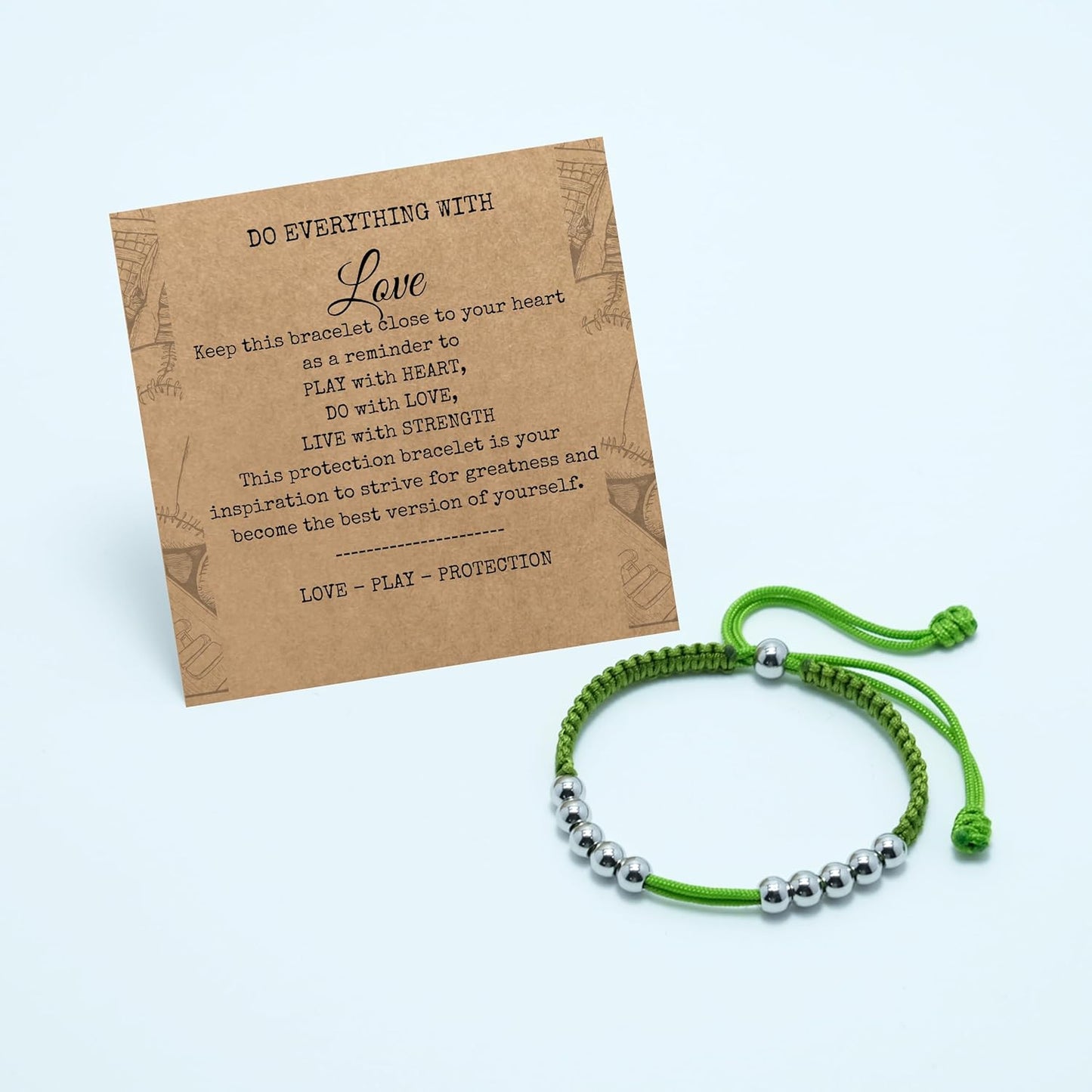 LAMIBEE Golf Stainless Steel 10 Beads Score Counter Bracelet, Golf Stroke Count Bracelet, Resizable and Easy to Adjust Golf Round Scoring Tracker, Durable and Stylish Golf Accessory