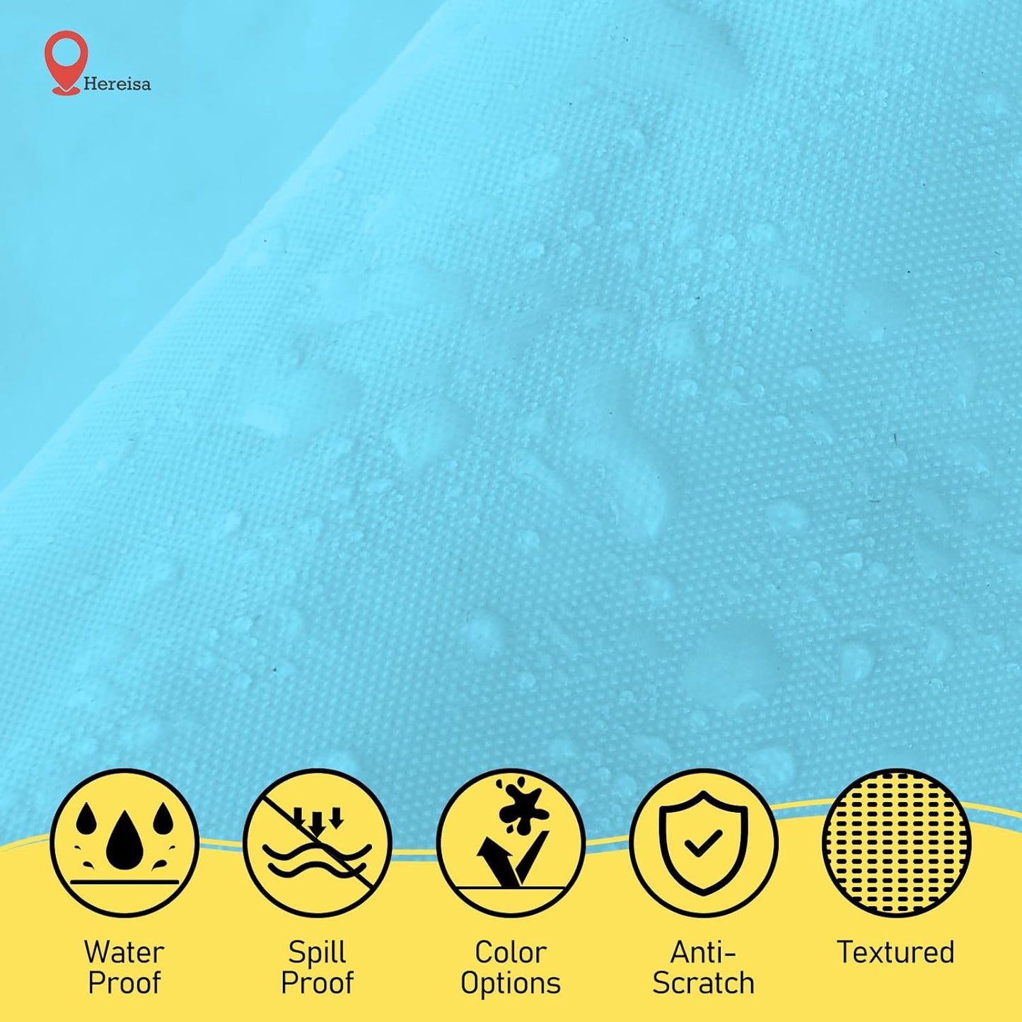 Plastic Light Blue Tablecloths 3 Pack Disposable Table Covers 54" x 108" Sky Blue Table Cloths for Gender Reveal Parties Baby Shower Engagement Wedding, Fits 6 to 8 Foot Rectangle Tables