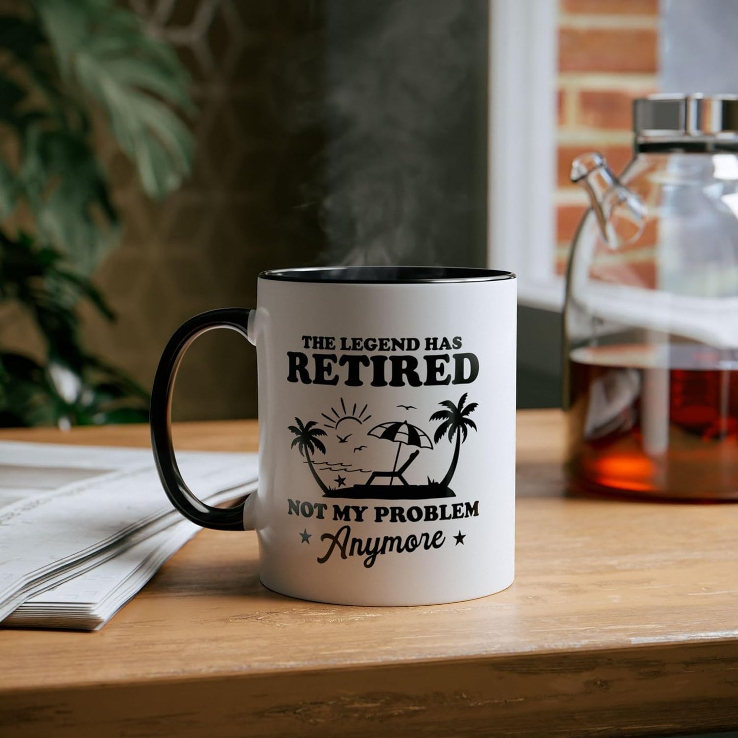 Retirement Gifts for Coworker, Colleagues, The Legend Has Retired Coffee Mug, Not My Problem Anymore Retired Cup, Birthday, Christmas, Happy Retirement Presents For Men, Women, Mom, Dad, Boss