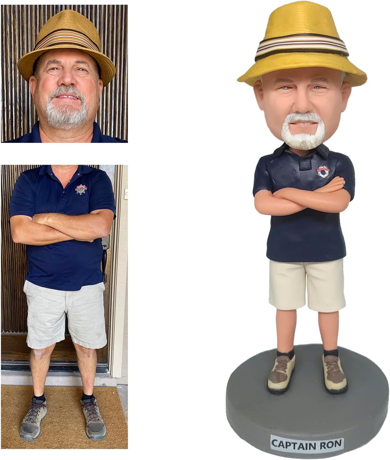 Stylishbobblehead Customized Bobblehead Dolls, Golf Handmade Personalized Sculpture Gifts for Men, Boyfriends, Husbands, Office Colleagues or Bosses