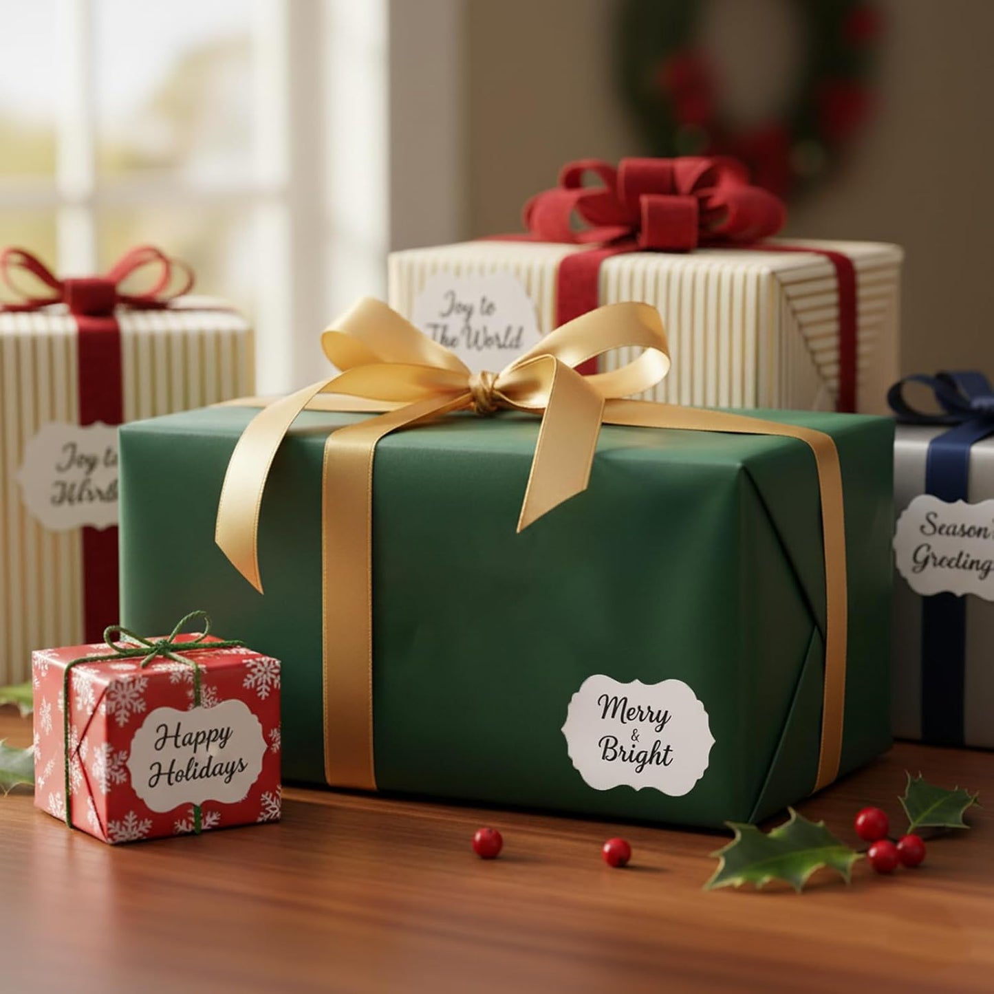 SallyFashion 200PC Label Stickers, 3x2 Inch Canning Labels for Mason Jars, All-Purpose Self-Adhesive Handmade Stickers for Bottles, Canning Supplies, Present Tags(White)