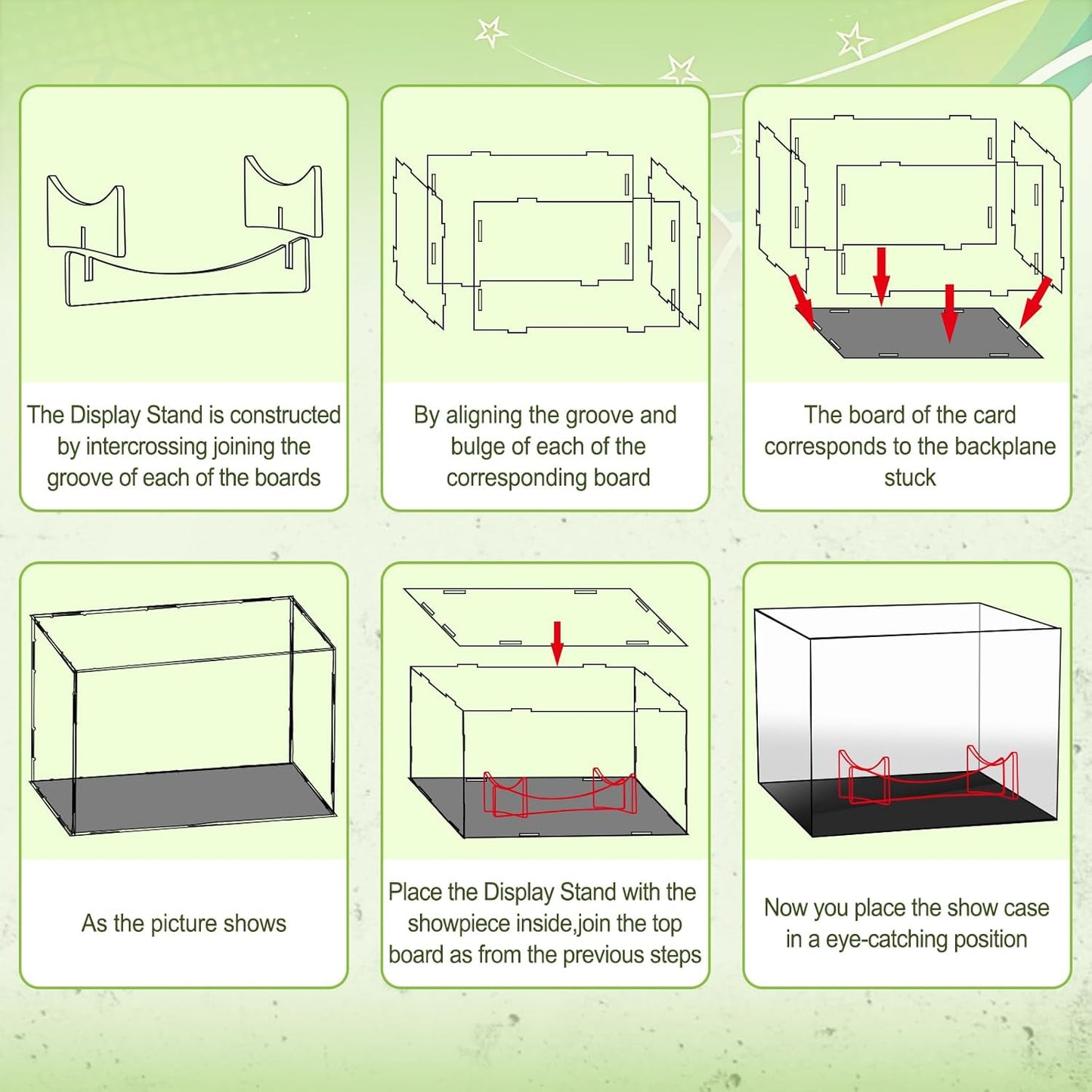 Football Display Case Full Size,Memorabilia Display Box Cases for Football,Acrylic Clear Box with Wood Stand Solid Base (Portable Assembly of Acrylic)