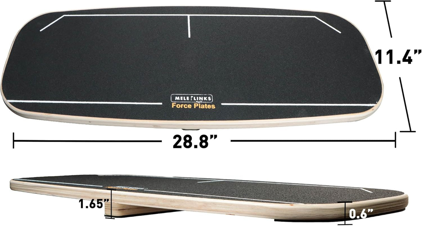 Golf Pressure Plate, Golf Training Aid for Indoor Practice, Weight Shift Balance Board - Golf Swing Trainer & Golf Speed Trainer, Golf Training Equipment - Strength & Tempo for Chipping Hitting