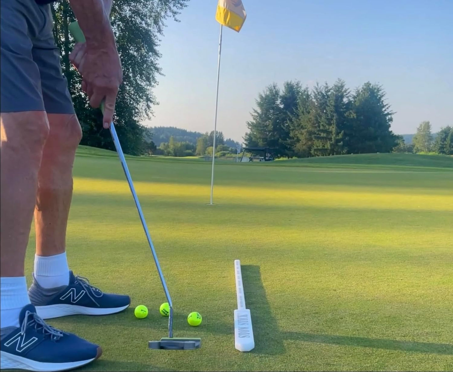 Adds Golf Skill, Play Smart & Putt Better, Protects Clubs, No Lost Gear, Travel Bag Arm, Resistance Tool, Putting Alignment Aid, Pregame Warm-Up, Golf Forever Stretching Bar & Training