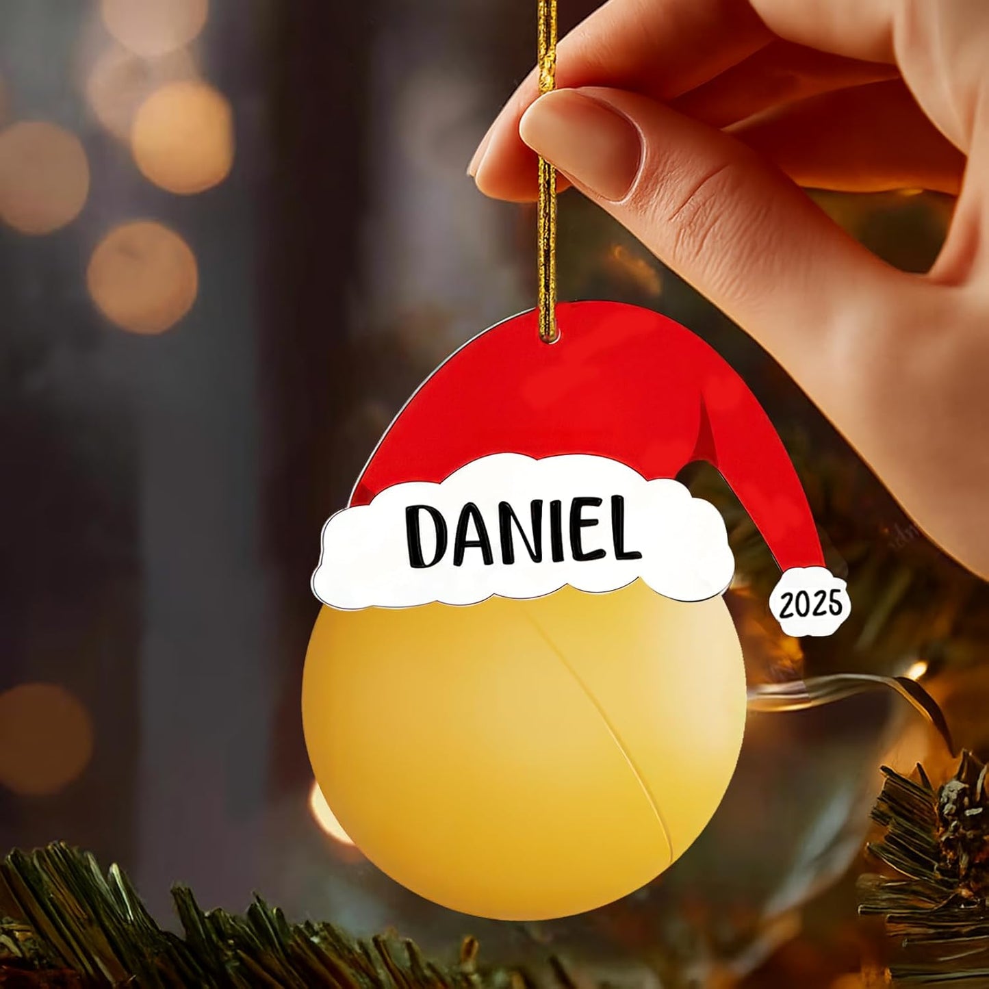 Personalized Table Tennis Christmas Ornament, Custom Table Tennis Balls Ornaments, Sport Ornaments, Custom Coach Gifts, Christmas Tree Decorations, Gifts for Sports Lovers Boys, Xmas Gift 2025