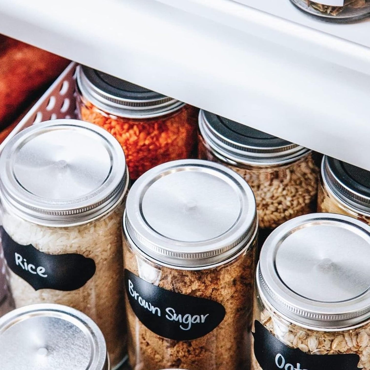 120 Pcs Chalkboard Labels for Storage Bins, Waterproof, Reusable Chalk Tag for Mason Jar, Party Decoration, Craft Rooms, 2 Liquid Chalk Markers