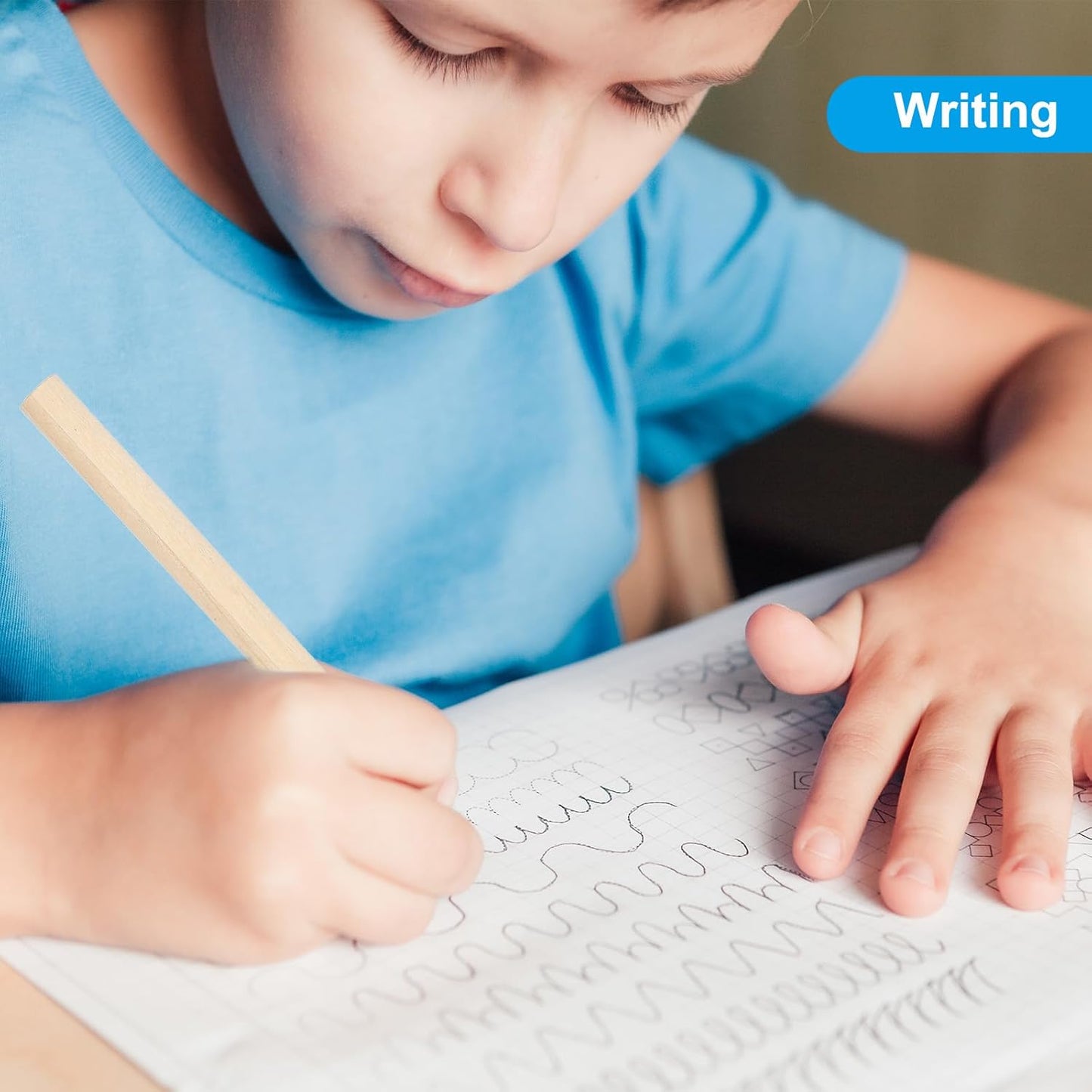 PATIKIL Half Golf Pencils Bulk, 24 Pack Pre-Sharpened Short Hexagon Wooden Pencils Mini HB Graphite Woodcase Pencil with White Eraser for Classroom Office Writing Supplies