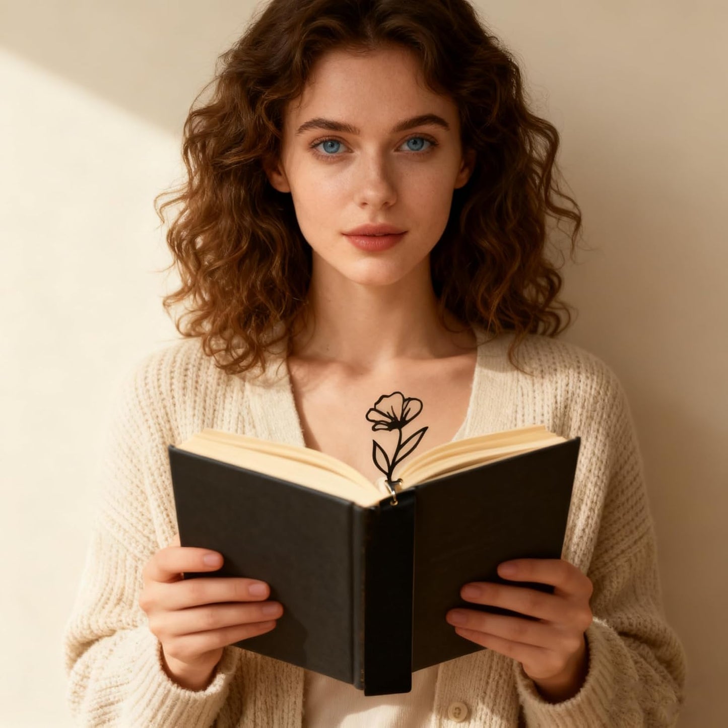 Personalized Bookmark Custom Metal Bookmark with Name Pet Face Book Lover Gifts for Women Men Reader Teacher Birthday