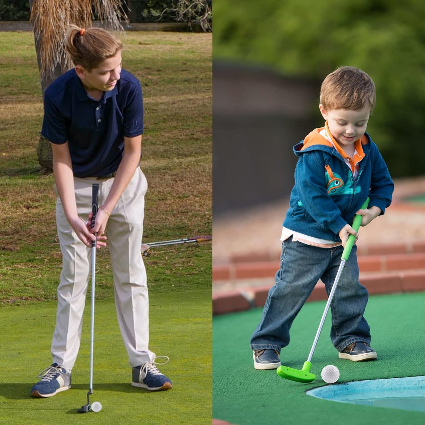 KOFULL Foam Golf Practice Balls, 24/50 Pack Realistic Feel and Limited Flight Training Balls for Indoor or Outdoor, Soft Practice Golf Balls for Backyard