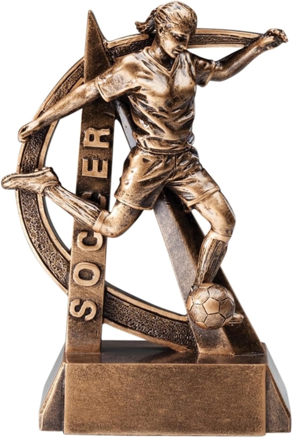 Sports Trophy – Ultra Action 6.5 Inch Engraved Resin Award – Personalized Recognition for Kids Youth Teams Schools Adult Leagues Coaches and Achievement Awards