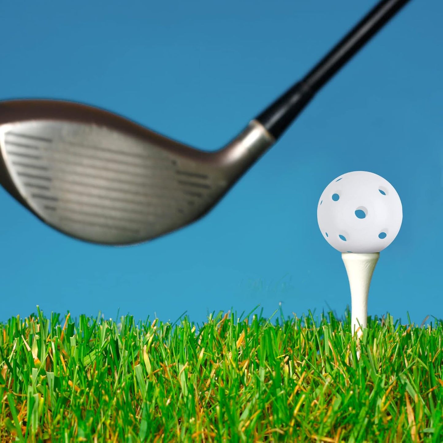 Joyberg Practice Golf Balls 24 Pack, 42mm Plastic Golf Balls, Practice Golf Balls for Backyard, Training Golf Balls for Swing Practice