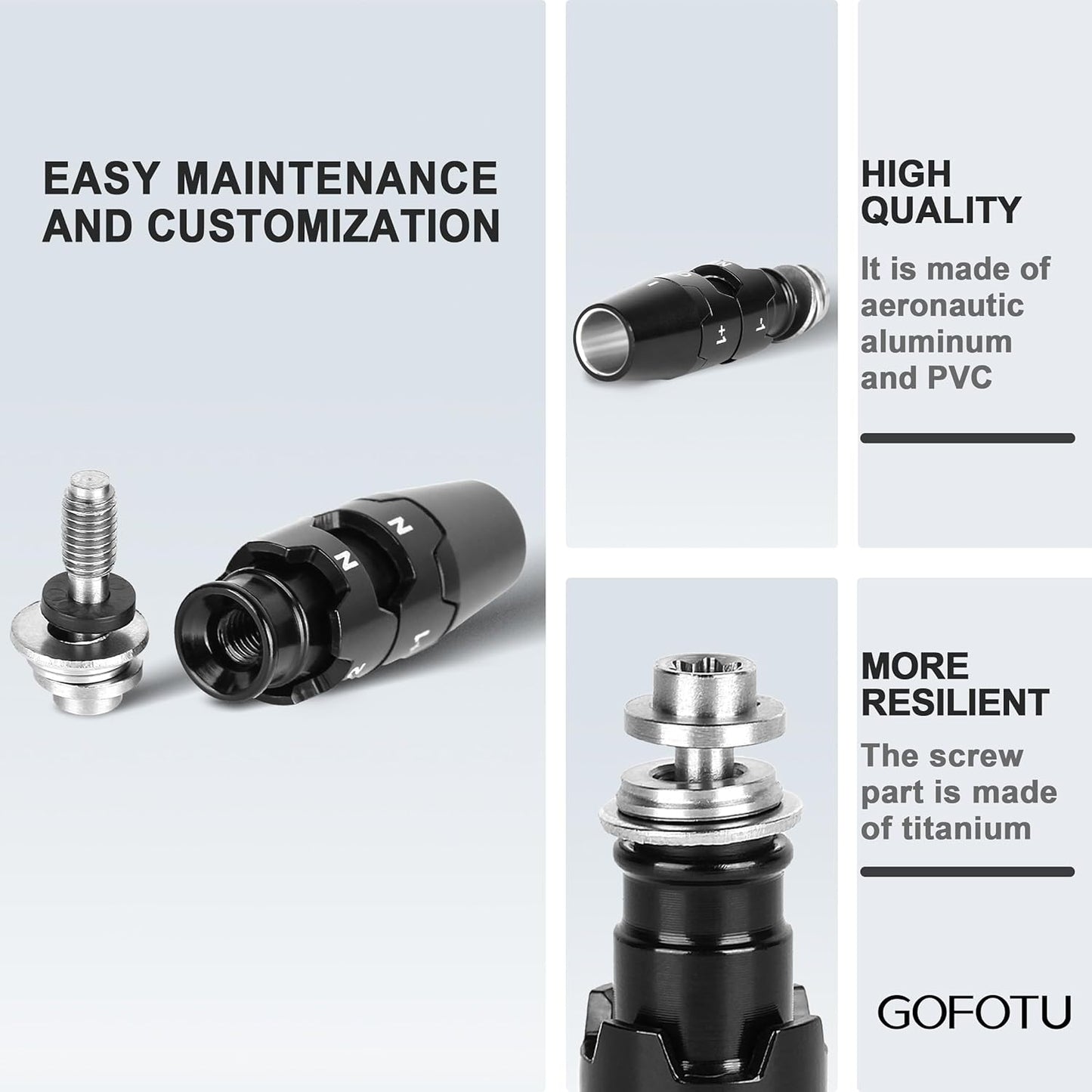 .335 Golf Shaft Adapter Sleeve Compatible with Callaway Ai Smoke,Paradym,Mavrik,Epic Flash Fairway Wood # 3 5 RH