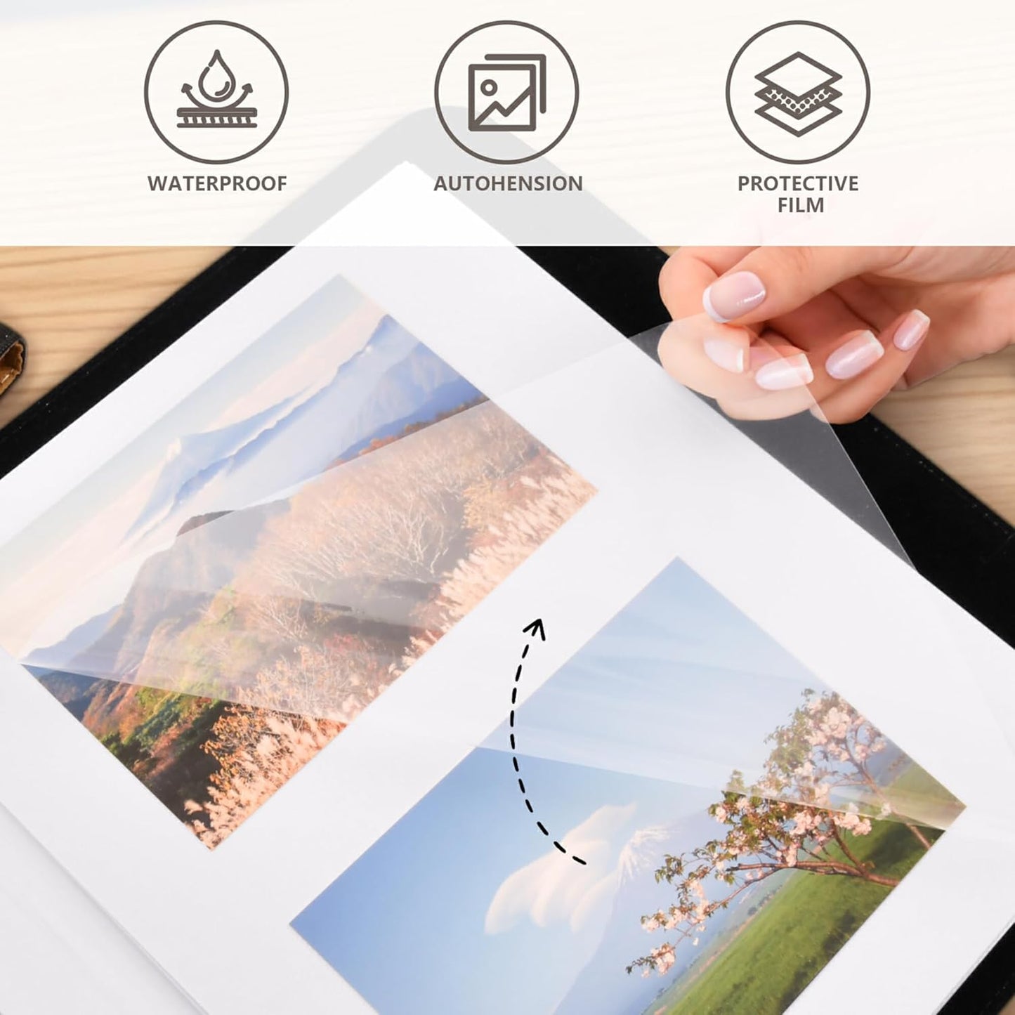 Fisyme Sport Ball Photo Album Self Adhesive DIY Scrapbook Album for 2x3 4x6 5x7 6x8 Pictures 20 Pages Memory Book for Family Wedding