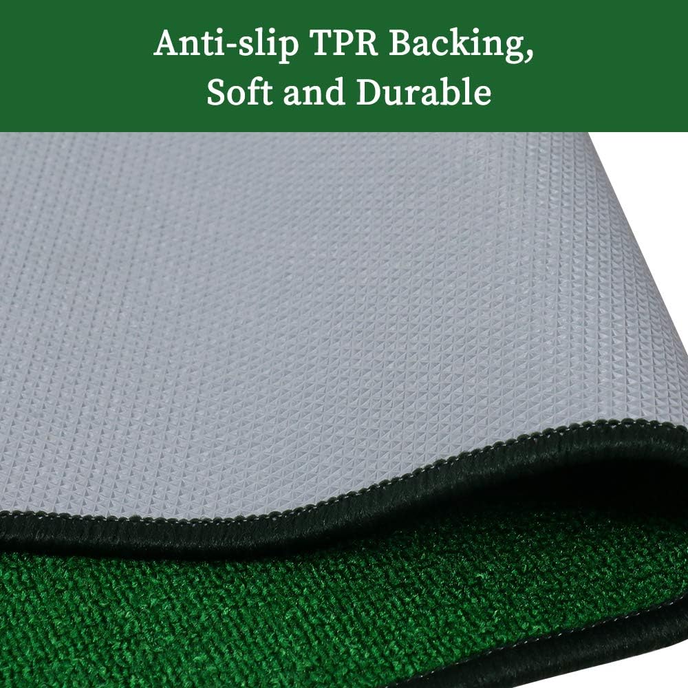 Golf Putting Green Mat 10 ft X 20 in Training Aid Mat, Multi Distance Mark Practice Putting mats,Anti-Slip Backing Golf Putting mat for Indoor/Outdoor Hitting Mat for Golf Enthusiast