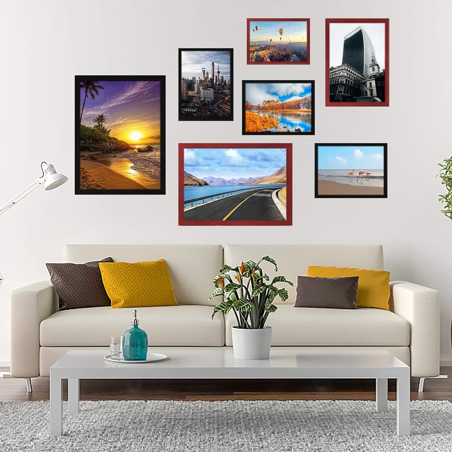 10x14 inch Wood Picture Frames for Wall Hanging,Diamond Painting Frames Rectangle Baby Scan Picture Frame for Family Walls Decoration,Anniversary,Wedding,Christmas,Halloween,Shower,Certificate (Black)