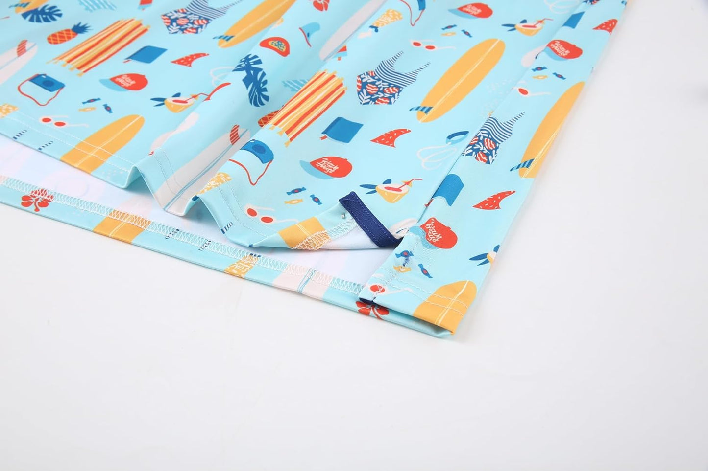 Alex Vando Mens Hawaiian Golf Shirt Moisture Wicking Digital Print Golf Shirts for Men